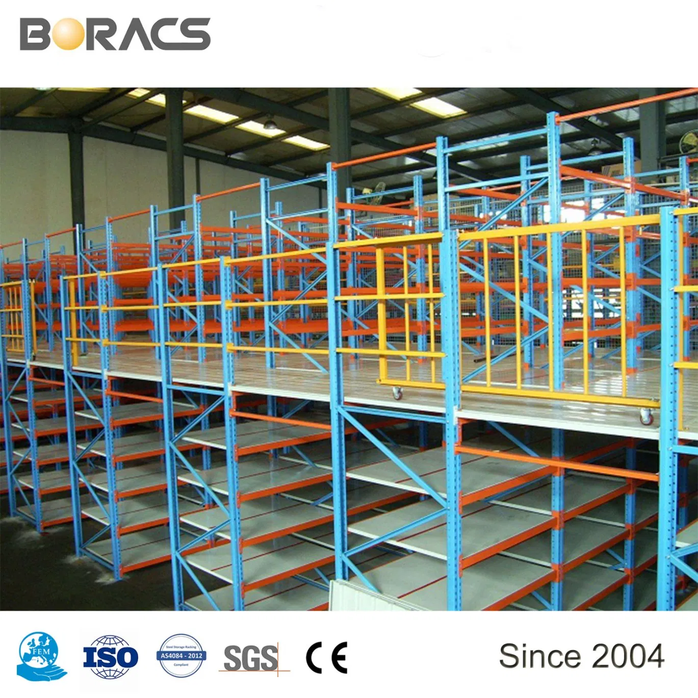 Rack mezzanino e pavimento piattaforma ad alta utilizzazione dello spazio, sistema di scaffalature multi livello pictures & photos