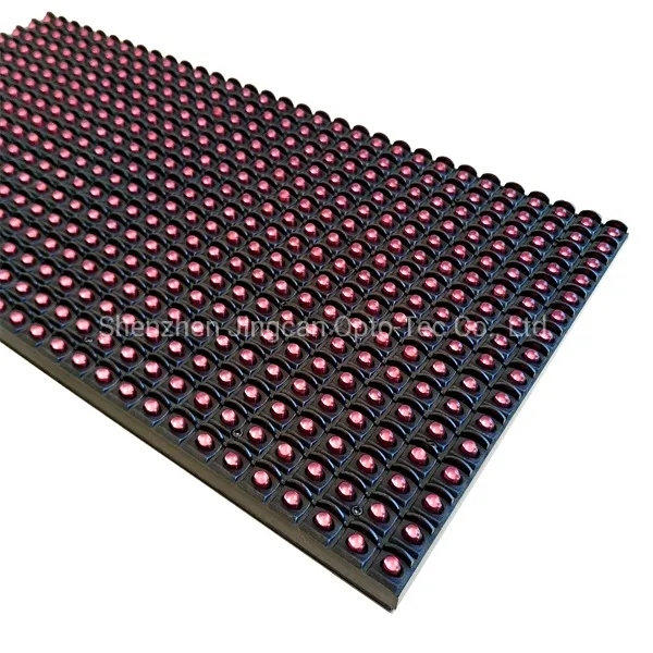 (EENKLEURIGE LED MODULE SERIE) EENKLEURIGE P10 LED MODULE 32X16 PIXELAFSTAND LED SCHERM pictures & photos