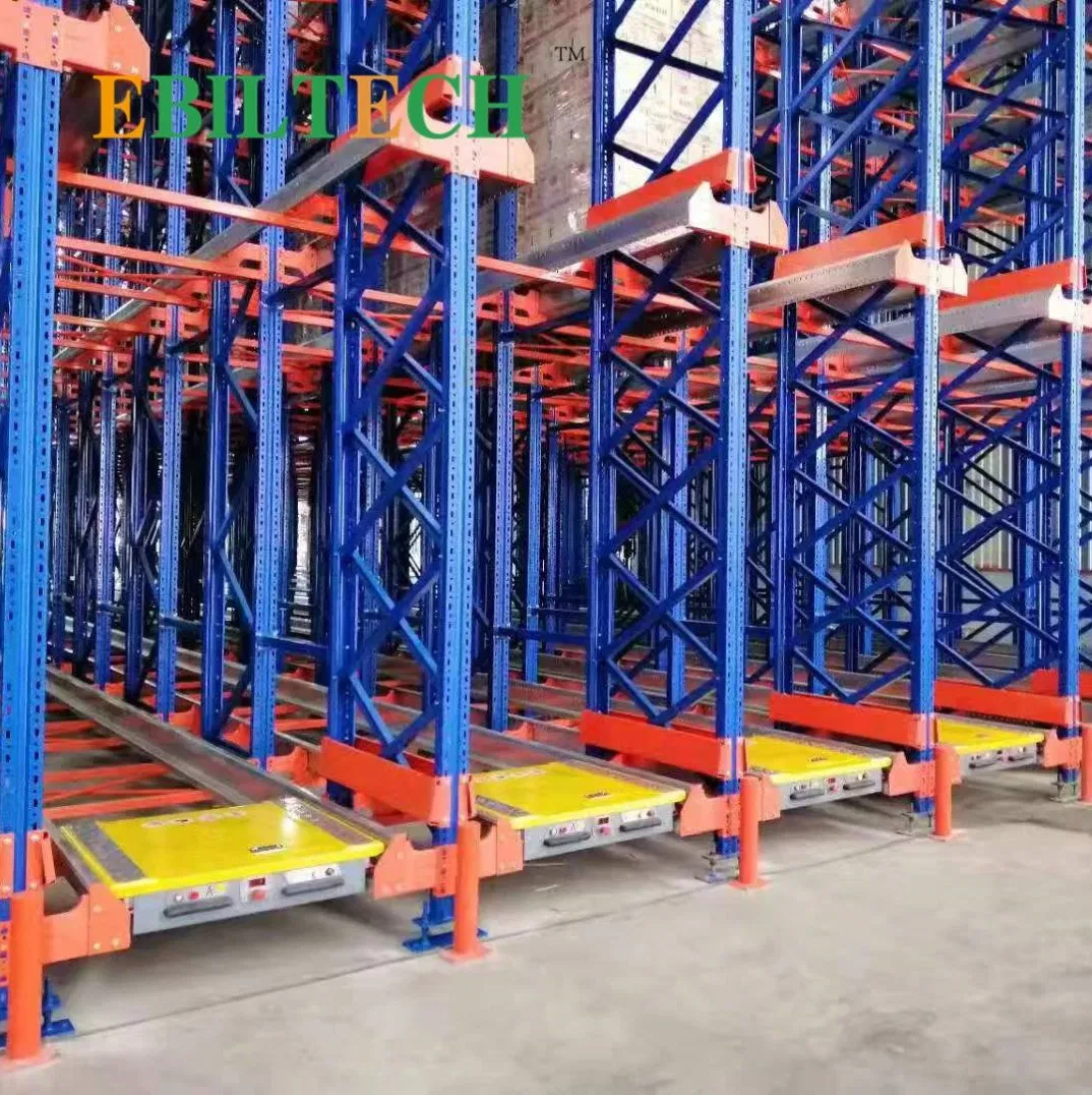 Sistema di stoccaggio automatico, sistema di scaffalature con shuttle radio, controllo elettrico, sistemi di scaffalature con shuttle per pallet. pictures & photos