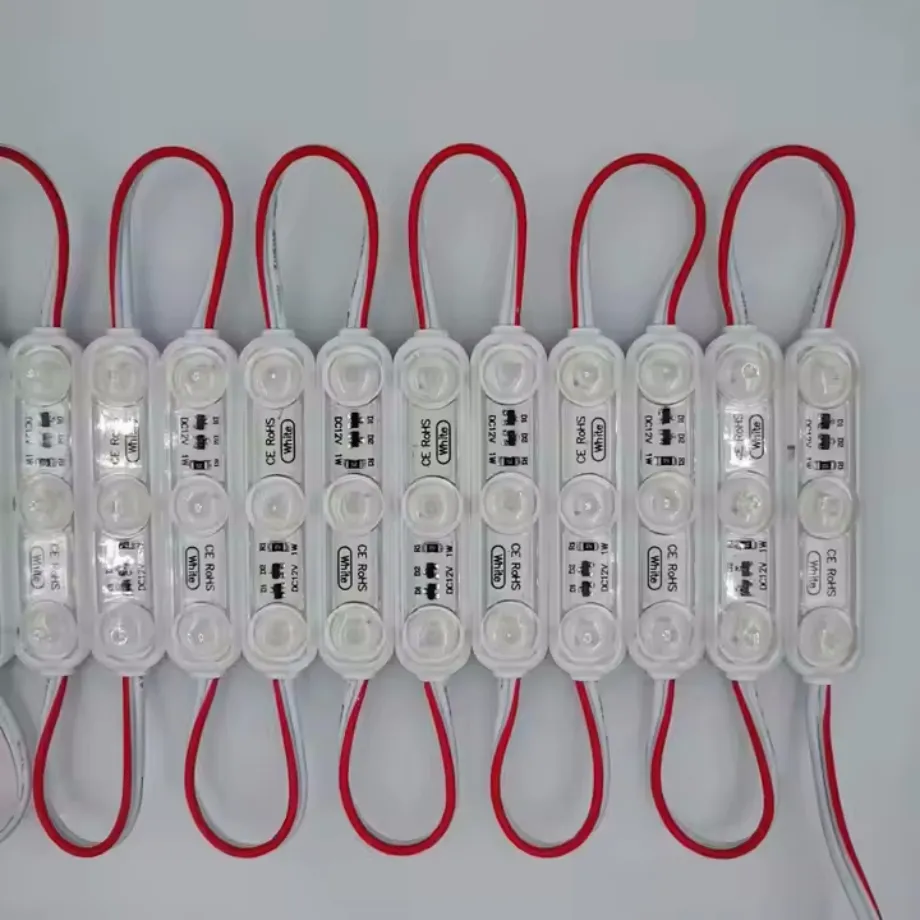 3 LED-module licht met lens 12V DC 6500K Witte ultrasone LED-module voor reclamebord IP65 LED-modules waterdichte LED-module pictures & photos