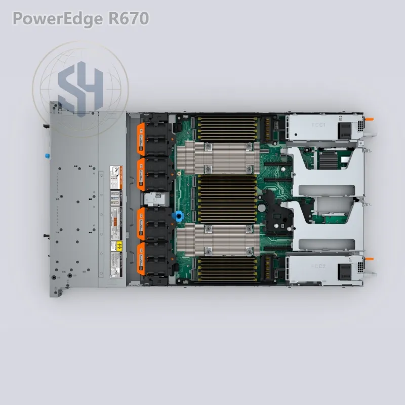 Server Rack PowerEdge R670 alimentato da processori Intel Xeon 6 con archiviazione NVMe pictures & photos