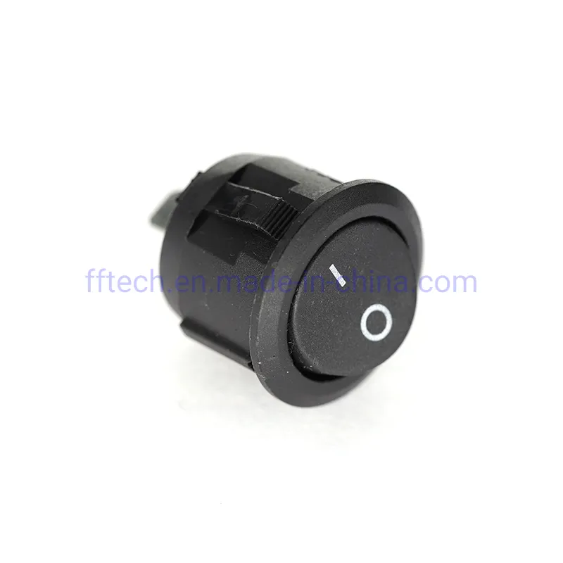 Interruptor Rocker em Alta Venda Kcd11 Interruptor de Potência Redondo W/O Luz de Fundo LED Iluminada Interruptor Rocker 12V pictures & photos