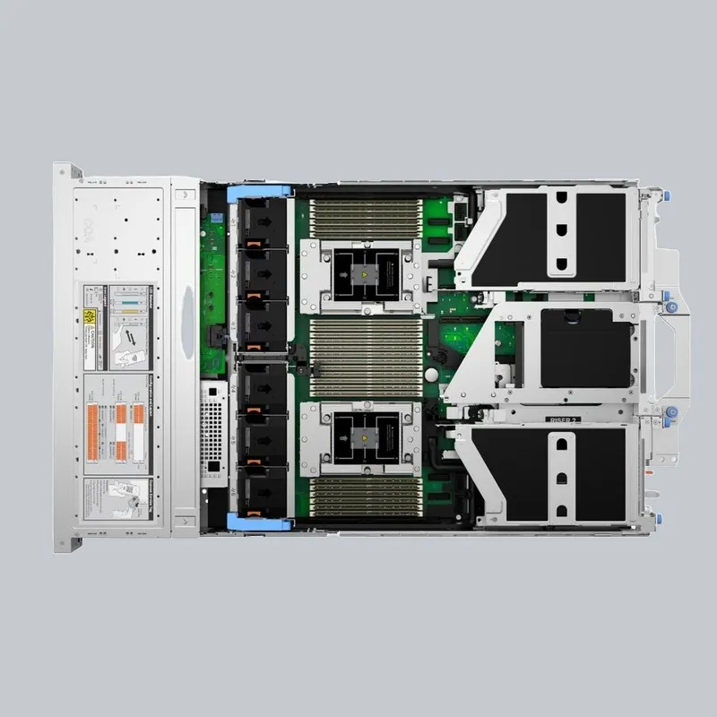 Serveur rack Dell PowerEdge R7725 EPYC 9825 pour centre de données, unité pour charges de travail intensives pictures & photos
