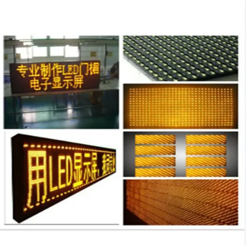 شاشة عرض LED خارجية صفراء بلون واحد P10 وحدة عرض LED pictures & photos
