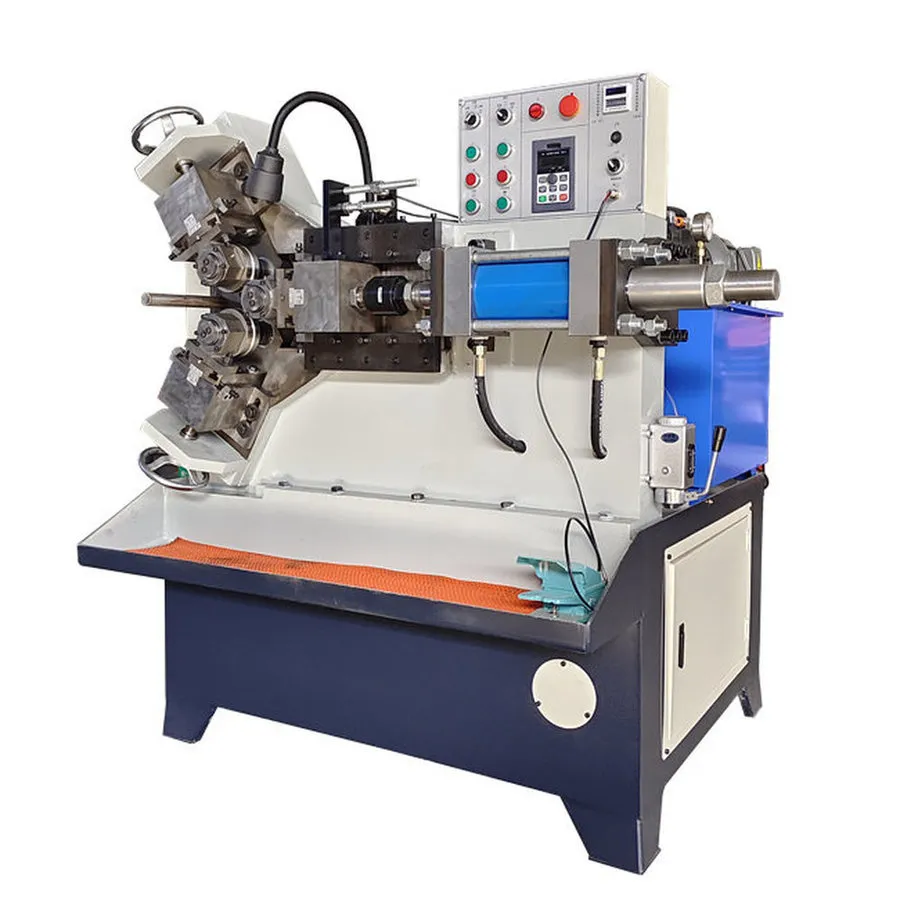 Hocheffiziente vollautomatische CNC-Gewindewalze Drei-Achsen-Gewindeschneidemaschine pictures & photos
