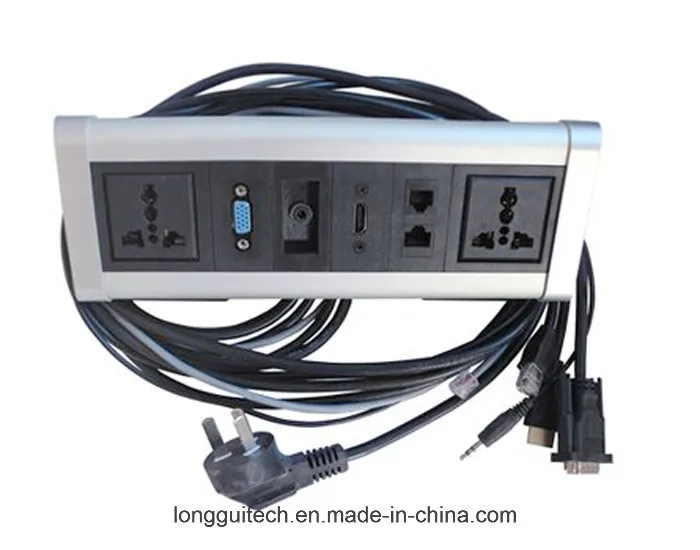 Driehoekige bureausocket met RJ45 pictures & photos