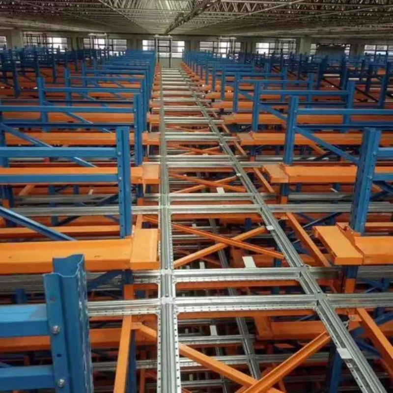 Sistema di stoccaggio a rotazione intelligente FIFO per scaffali di un centro logistico pictures & photos