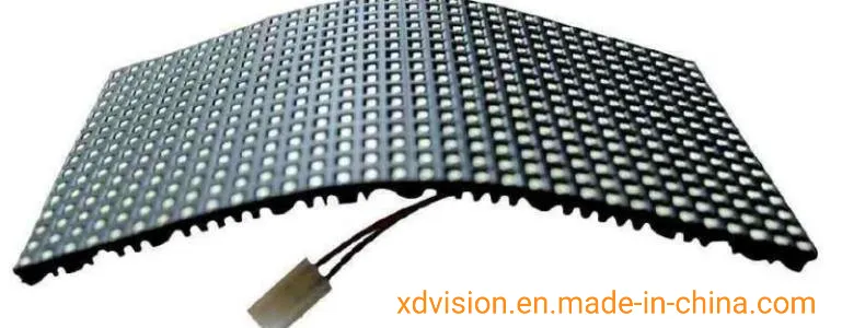 pH4 P4 RGB SMD Tam Renkli LED Yumuşak Modül Özelleştirilmiş LED Esnek Modül Kavisli LED Ekran için pictures & photos