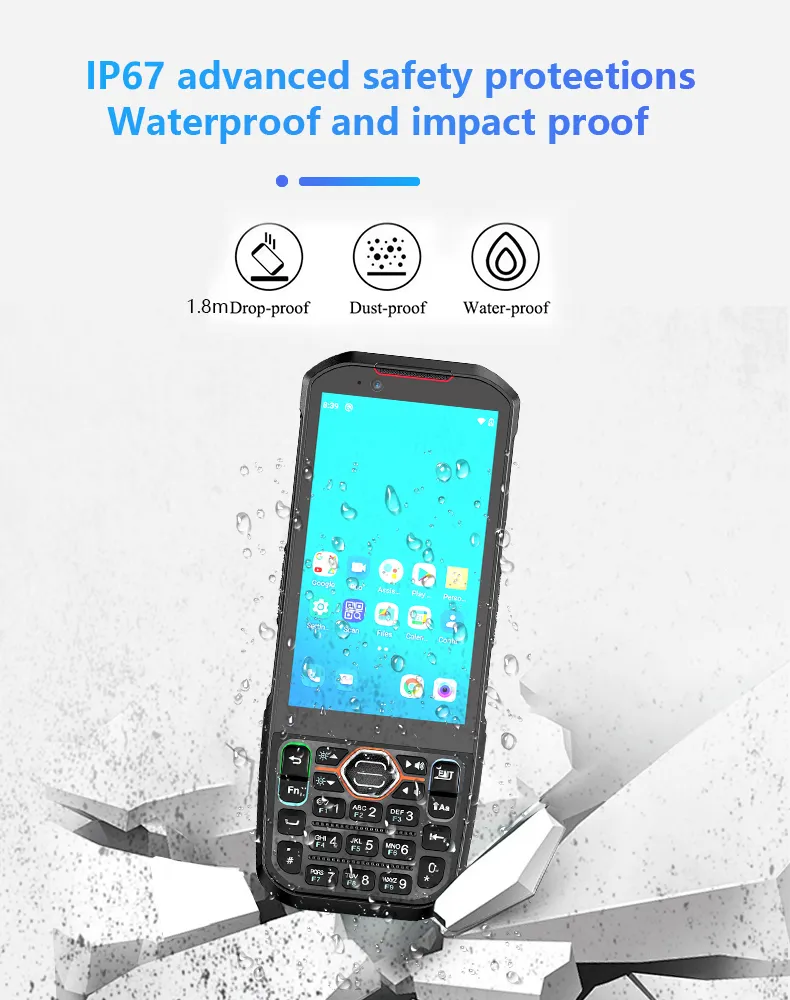 Draagbare Android PDA Barcode Scanner Qr Code Lezer Handheld Computer voor Voorraadbeheer Retail pictures & photos