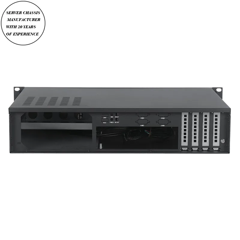 ショート 300mm デプスラックPCシャーシ 2u ラックマウントコンピュータケース pictures & photos