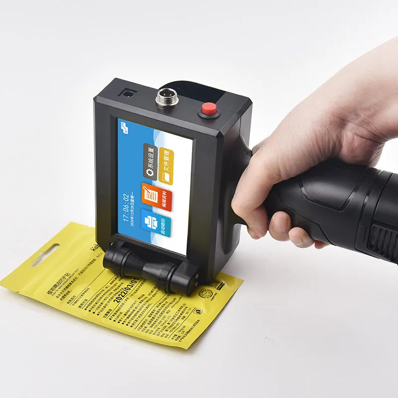 Stampante a getto d'inchiostro portatile intelligente a mano macchina di codifica e macchina per la stampa della data dell'inchiostro macchina per la stampa di marcature pictures & photos
