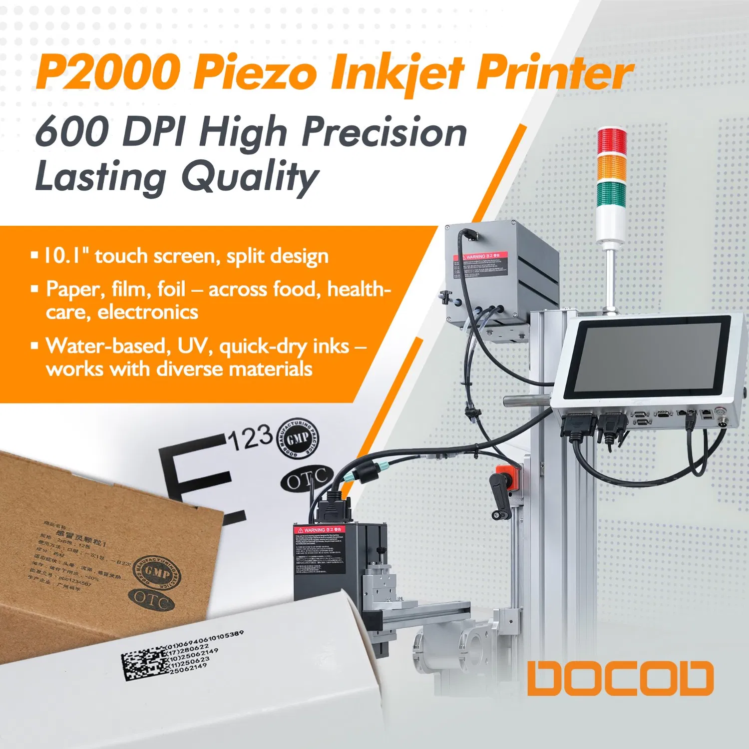 Máquina de Codificação Avançada Codpad P2000 para Impressão por Jato de Tinta pictures & photos