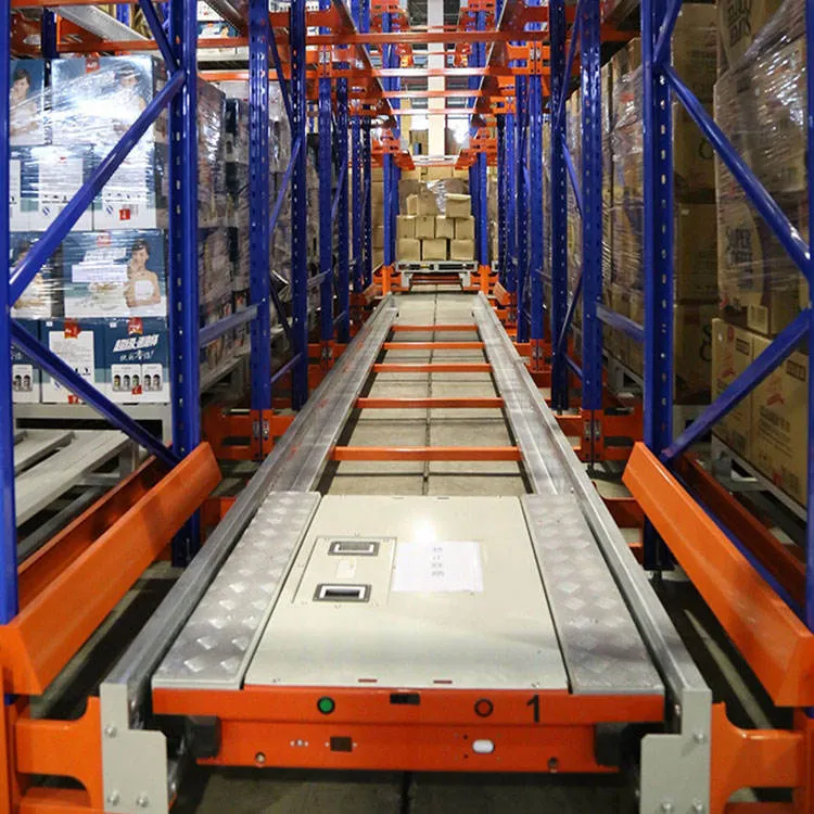 Sistemi di scaffalature per magazzino con shuttle a controllo radio semi-automatico, scaffalature per pallet, shuttle automatici, sistema di scaffalature shuttle pictures & photos