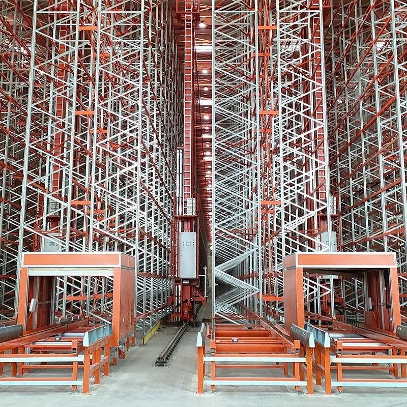 Système de stockage et de récupération automatique personnalisé Système de rayonnage ASRS Étagère de stockage d'entrepôt sélectif intelligent Multi-niveau Q235 Rayonnage en métal acier haute résistance pictures & photos