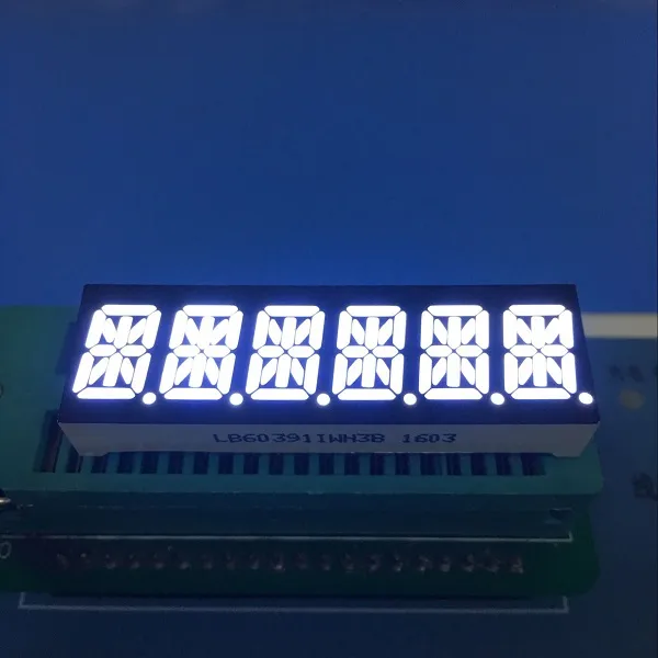 Ultra Helle 0.39-Inch 6-Digit Alphanumerische LED-Anzeigemodul pictures & photos