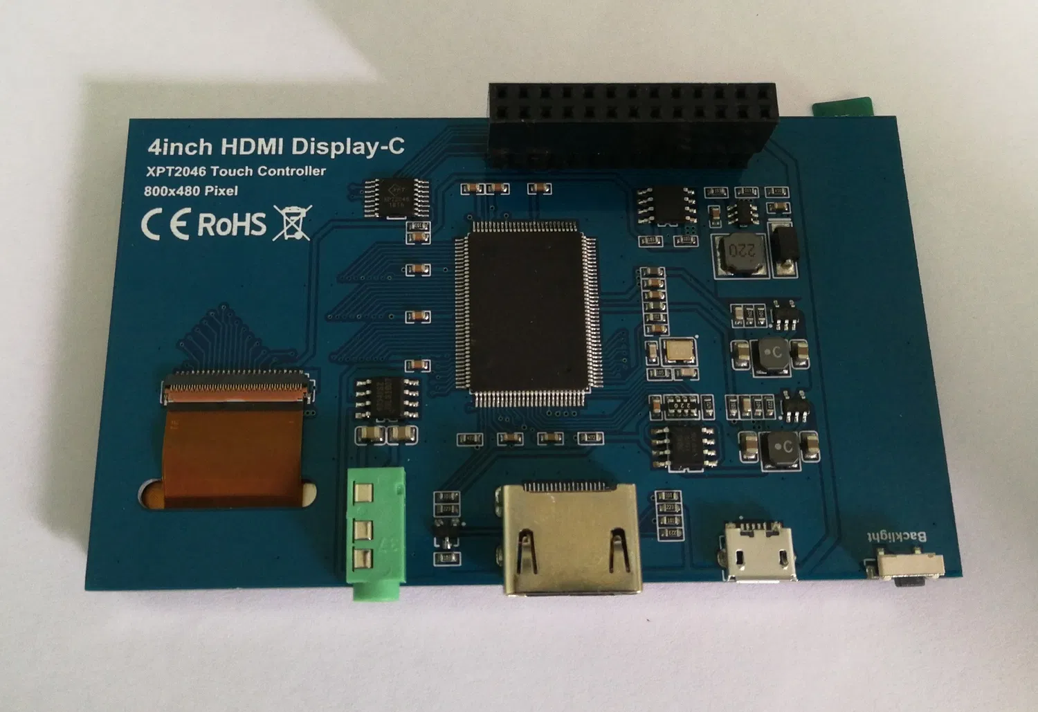 800X480 Placa de Controle LCD 4"HDMI Monitor Raspberry Pi com Controle Touch pictures & photos