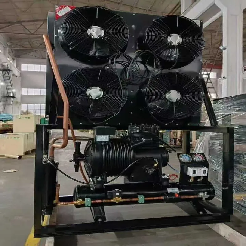 Unità di refrigerazione a vite con funzionamento stabile, attrezzatura per rack di compressori a vite in parallelo pictures & photos
