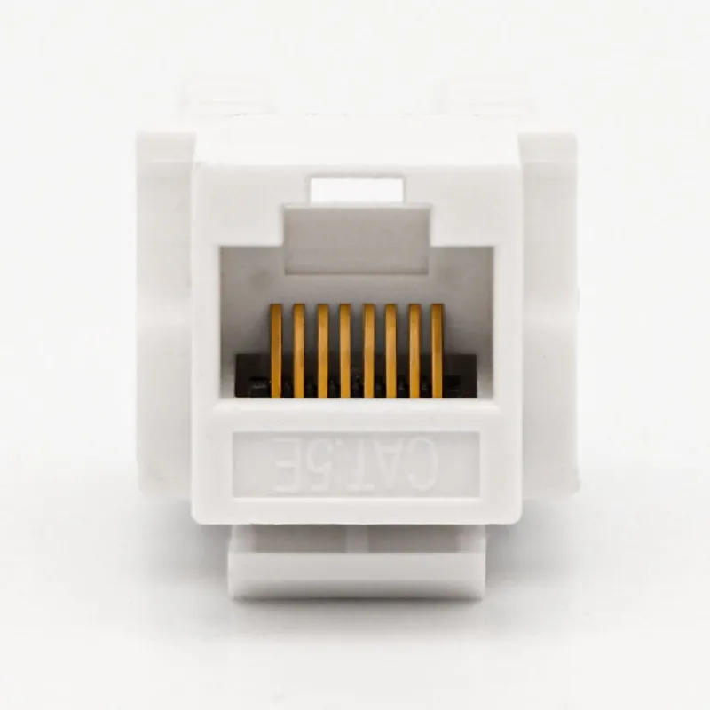 8p8c UTP RJ45 Cat5e Keystone-Jack-Modul mit vergoldeten Kontakten für LAN-Netzwerkverkabelungssysteme pictures & photos