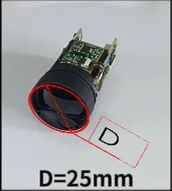 Modulo di misurazione laser a shell impermeabile 1600m Sensore laser di distanza con interfaccia personalizzata pictures & photos