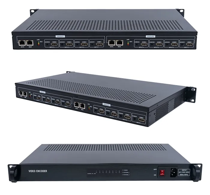 قنوات 264 8 مشفر صوتي HDMI وان LAN Srt HTTP Rtsp Rtmp UDP Hls متعدد البث أحادي البث مشفر pictures & photos