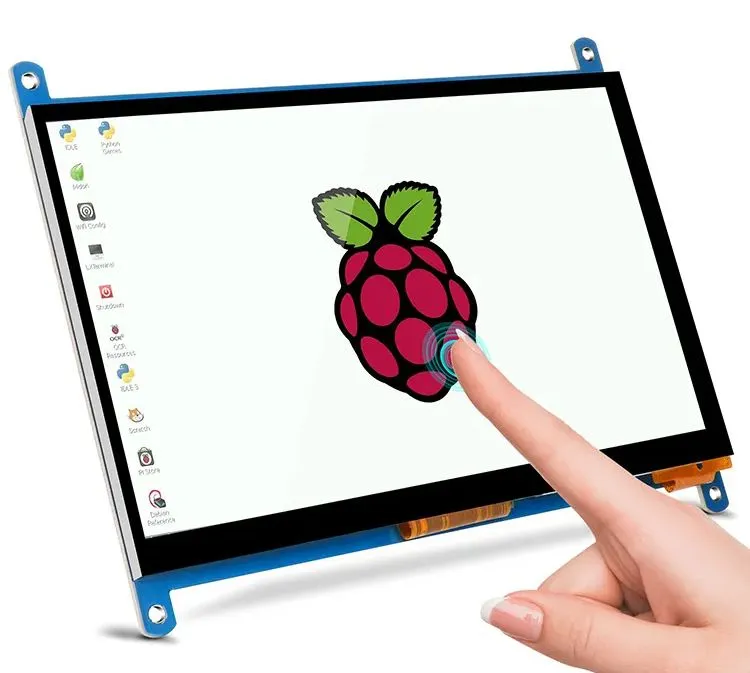 7"/10.1" 1024*600 หน้าจอสัมผัส LCD สำหรับโมดูล Raspberry, จอภาพ Rpi, จอแสดงผล Arduino pictures & photos