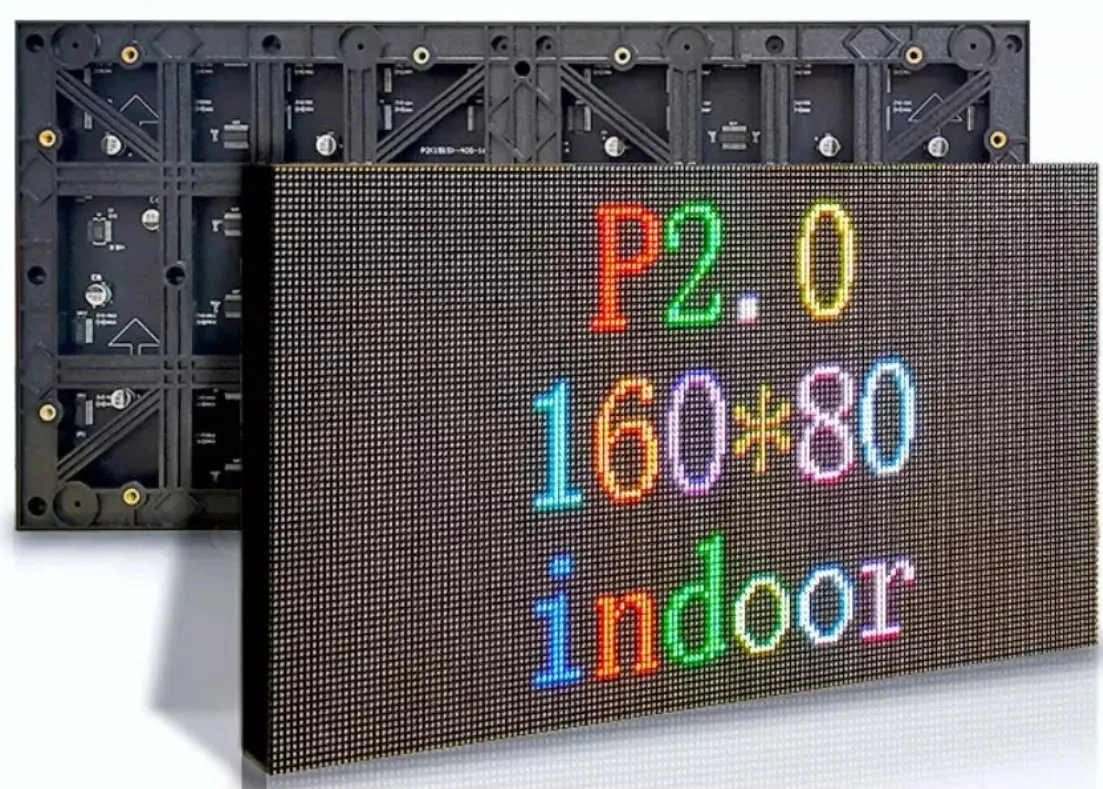 Sinal de Publicidade em Painel de Matriz Interno RGB de Cores Completas Programável Hub75 Módulo de Tela LED P2 pictures & photos