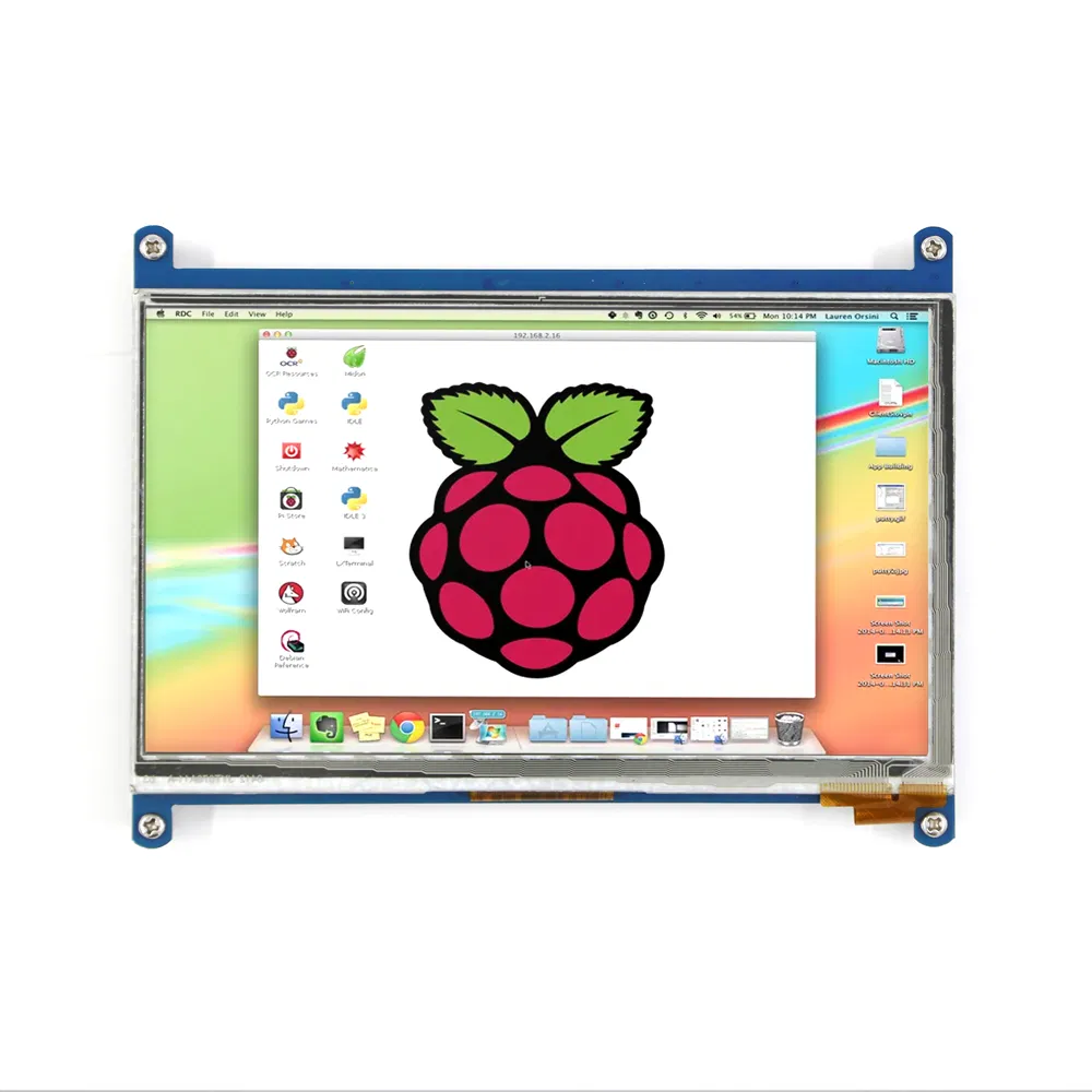 7 شاشة تعمل باللمس قابلة للمس بحجم إنش متوافقة مع Raspberry Pi3b Pi4b pictures & photos
