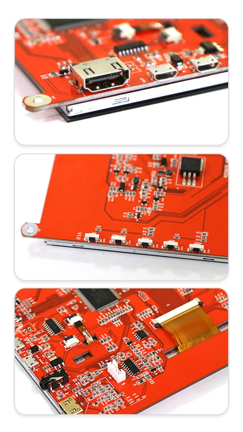 Scheda PCB Progettata su Misura in un Modulo TFT LCD 7-Inch Display Capacitivo HD-Mi Display Touch Screen per Raspberry Pi pictures & photos
