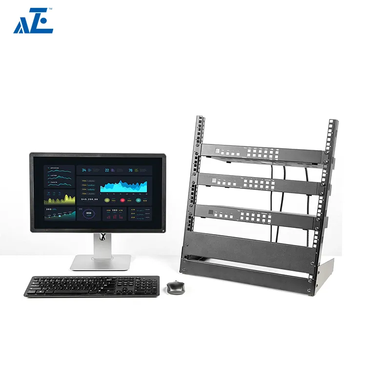 6u 8u 12u 19-Inch Struttura Aperta per Desktop 2 Rack a Montante Rete pictures & photos