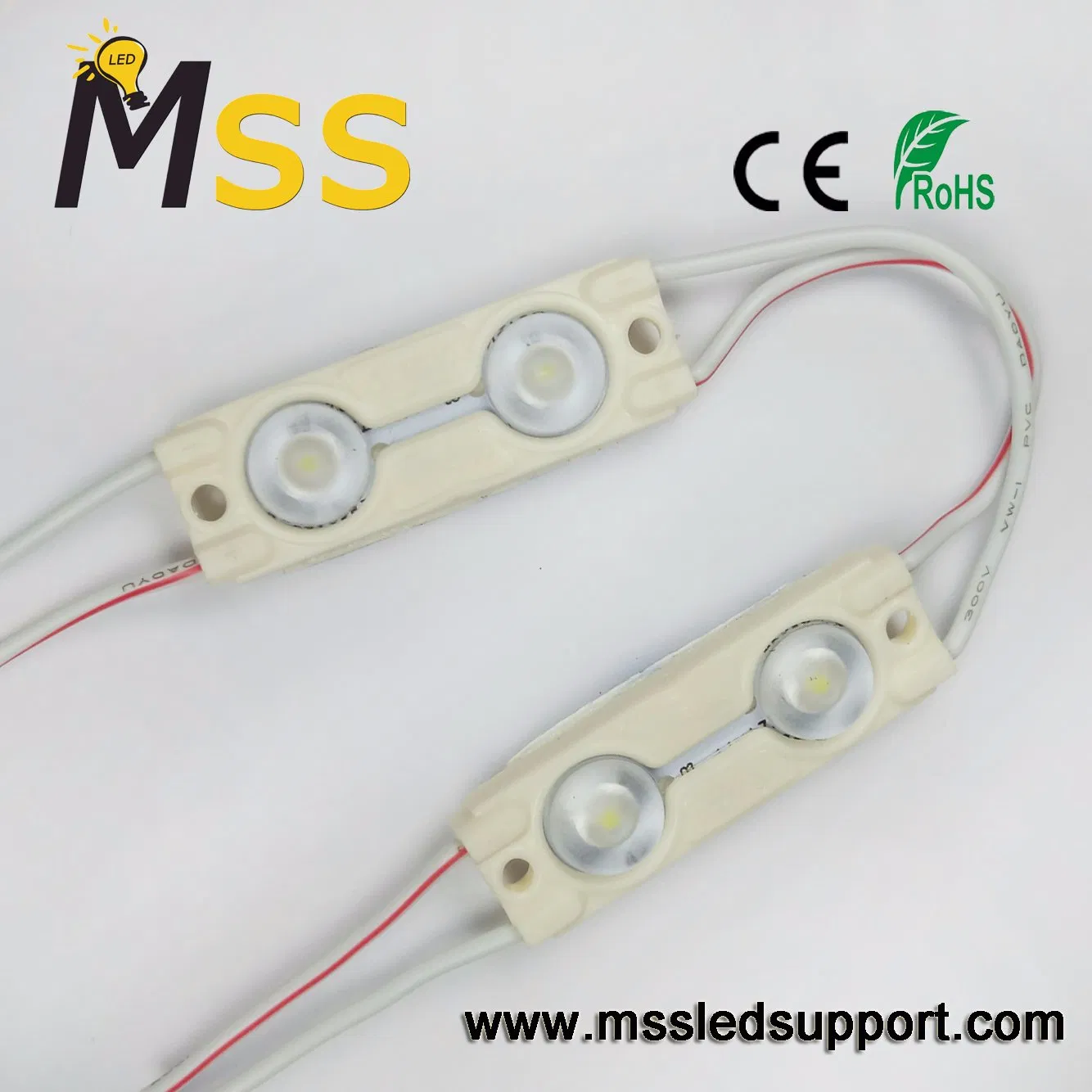 Módulo LED a Prueba de Agua DC12V 0.48W 2 Luz LED SMD 2835 Módulos de Inyección LED Mini para Iluminación de Señalización pictures & photos