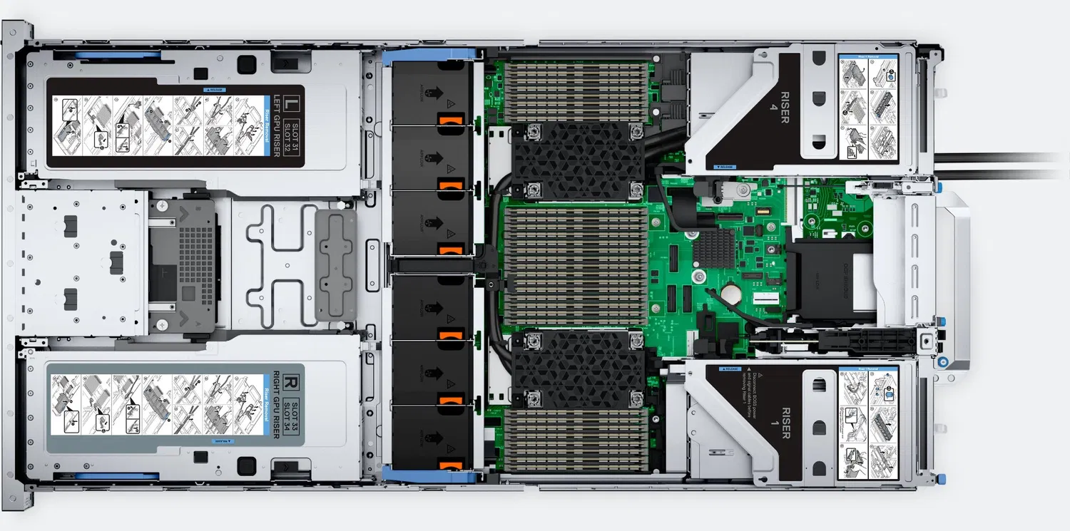 خادم راك باور إيدج برج شفرة SSD HDD مخزون جديد مجدد مستعمل R360 R760 R750 R740 R740xd R660 R650 R550 وحدة المعالجة المركزية بطاقة الشبكة مكون جزء الخوادم ديل EMC pictures & photos
