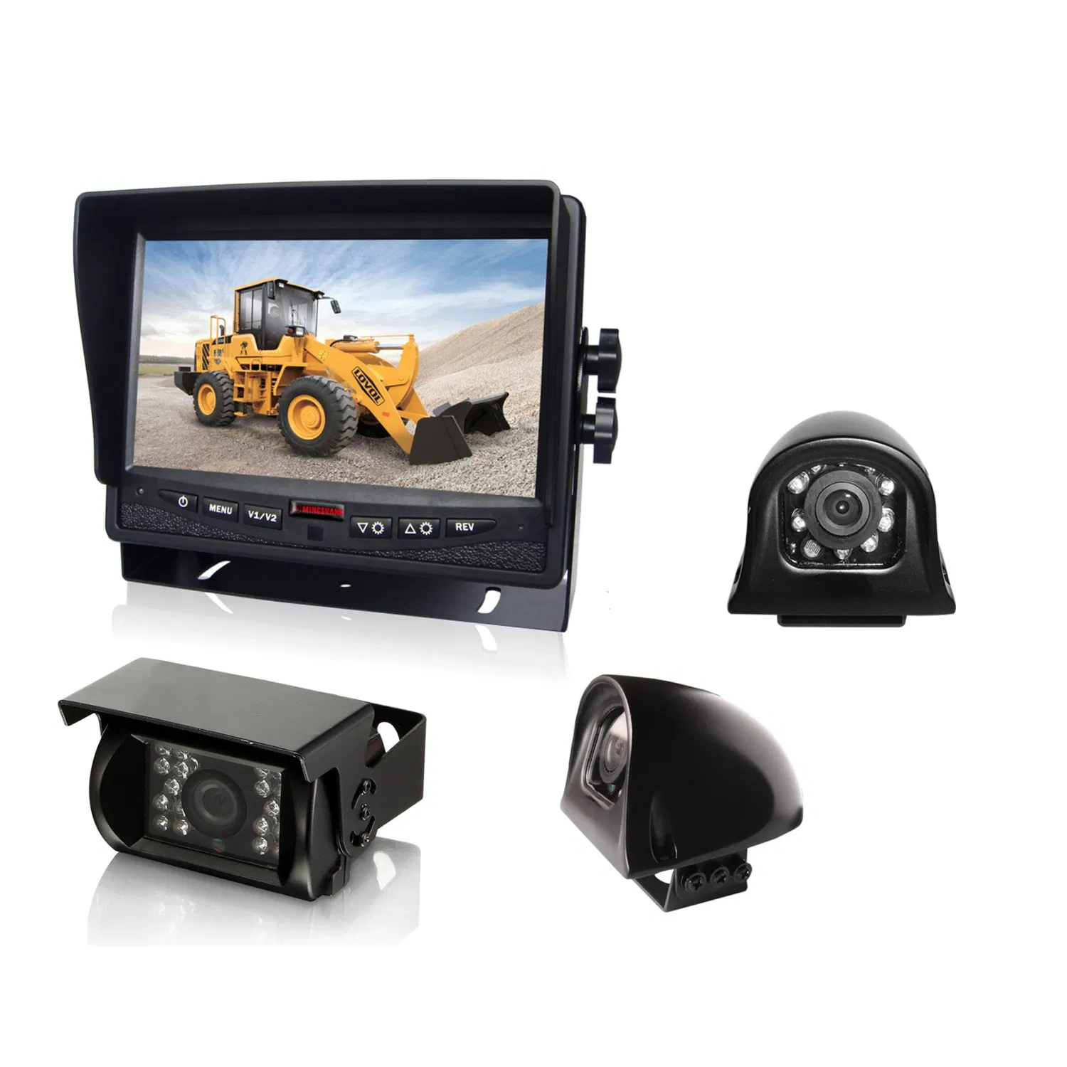 7 Zoll Auto Rückansicht wasserdichte Rückfahrkamera System pictures & photos