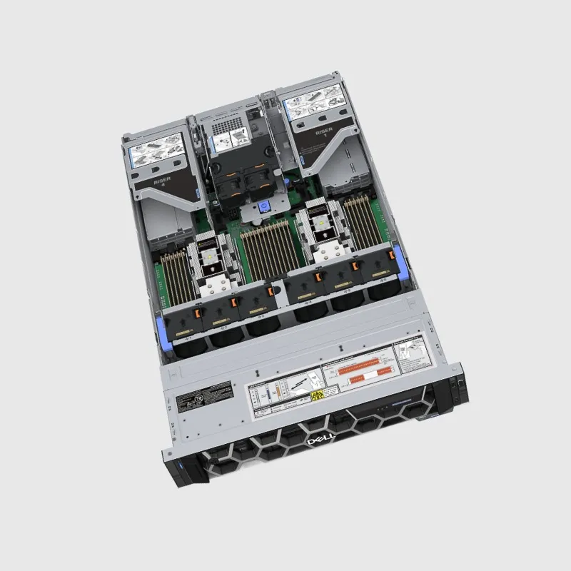 พาวเวอร์เอดจ์ R7725 2U เซิร์ฟเวอร์แร็ค AMD DDR5 ปัญญาประดิษฐ์/การเรียนรู้ของเครื่อง การวิเคราะห์ข้อมูลขนาดใหญ่ pictures & photos