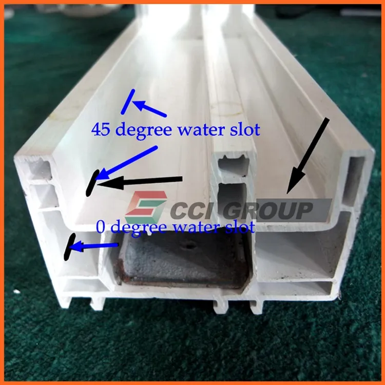 Macchina per finestre in profilo PVC per fresatura della fessura per acqua UPVC pictures & photos