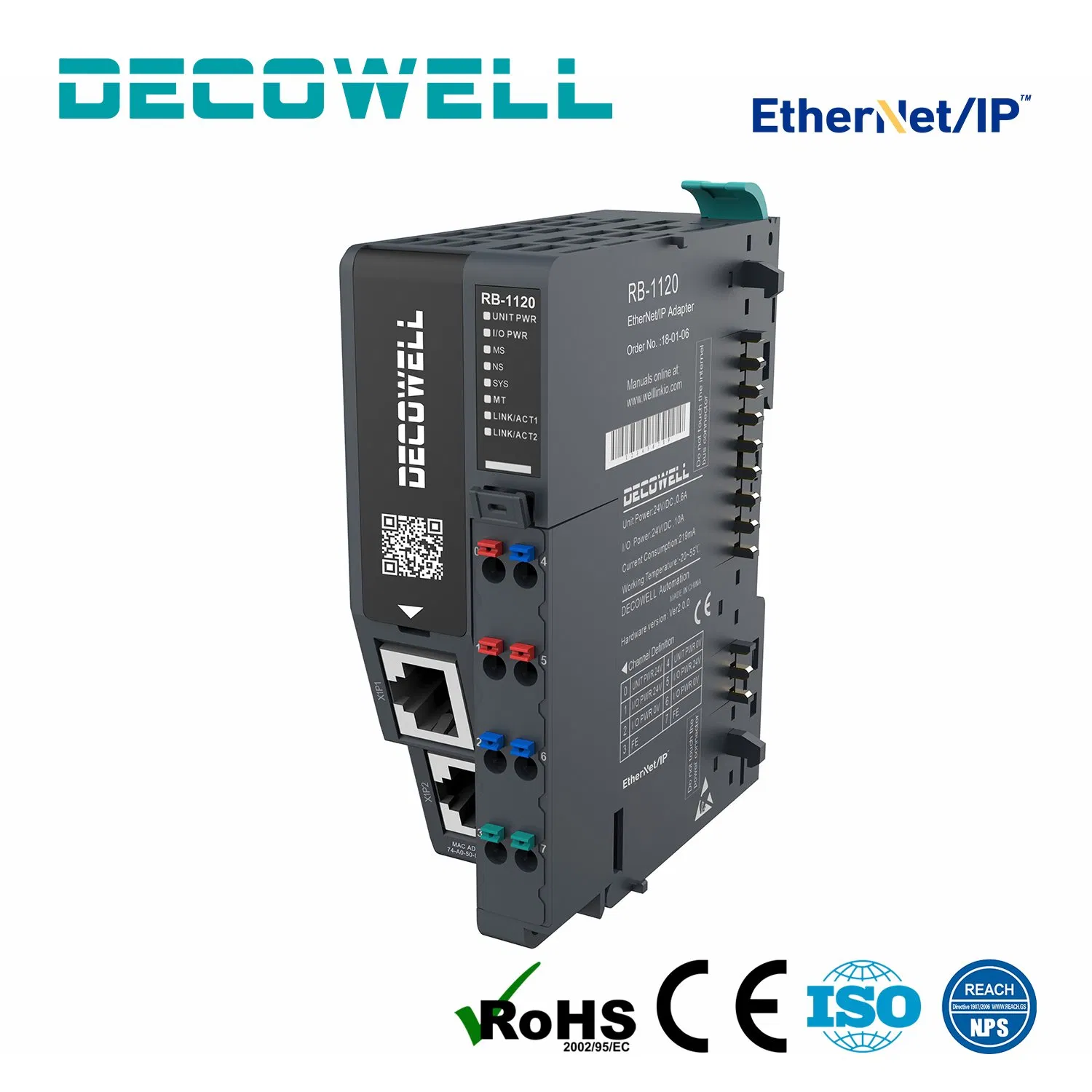 Verteiltes EtherNet/IP Adapter IO Steuerungsmodul pictures & photos