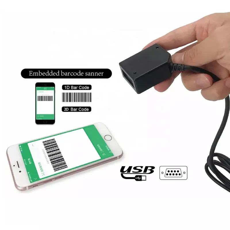 Modulo di scansione barcode incorporato fisso USB per sensore auto personalizzato OEM RS232 pictures & photos