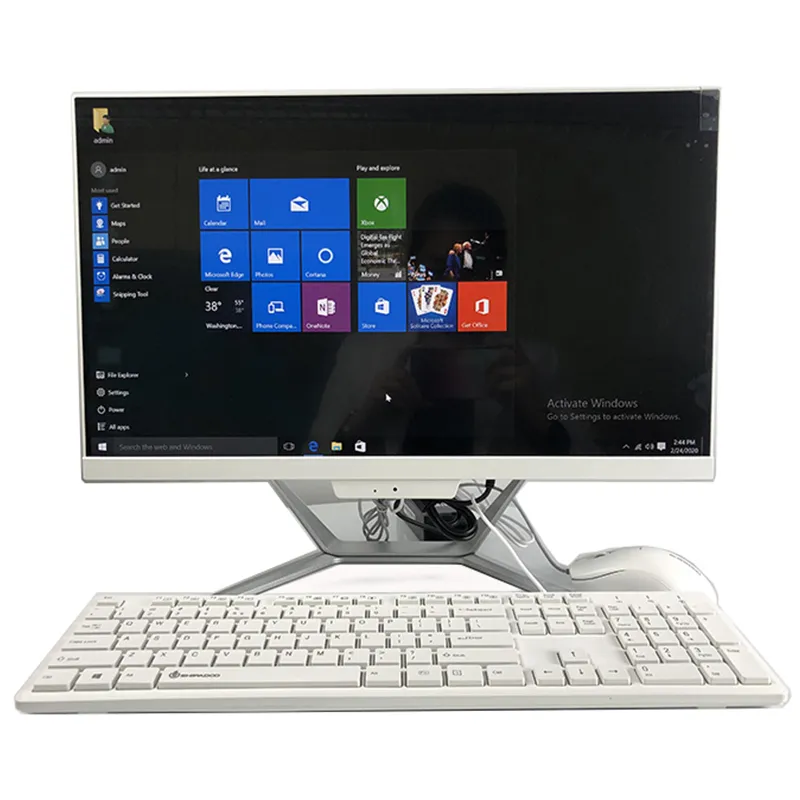 Weißes Shell-Rahmenloses Desktop-All-in-One-Computer Büromaschine Spiel-All-in-One-Gerät pictures & photos