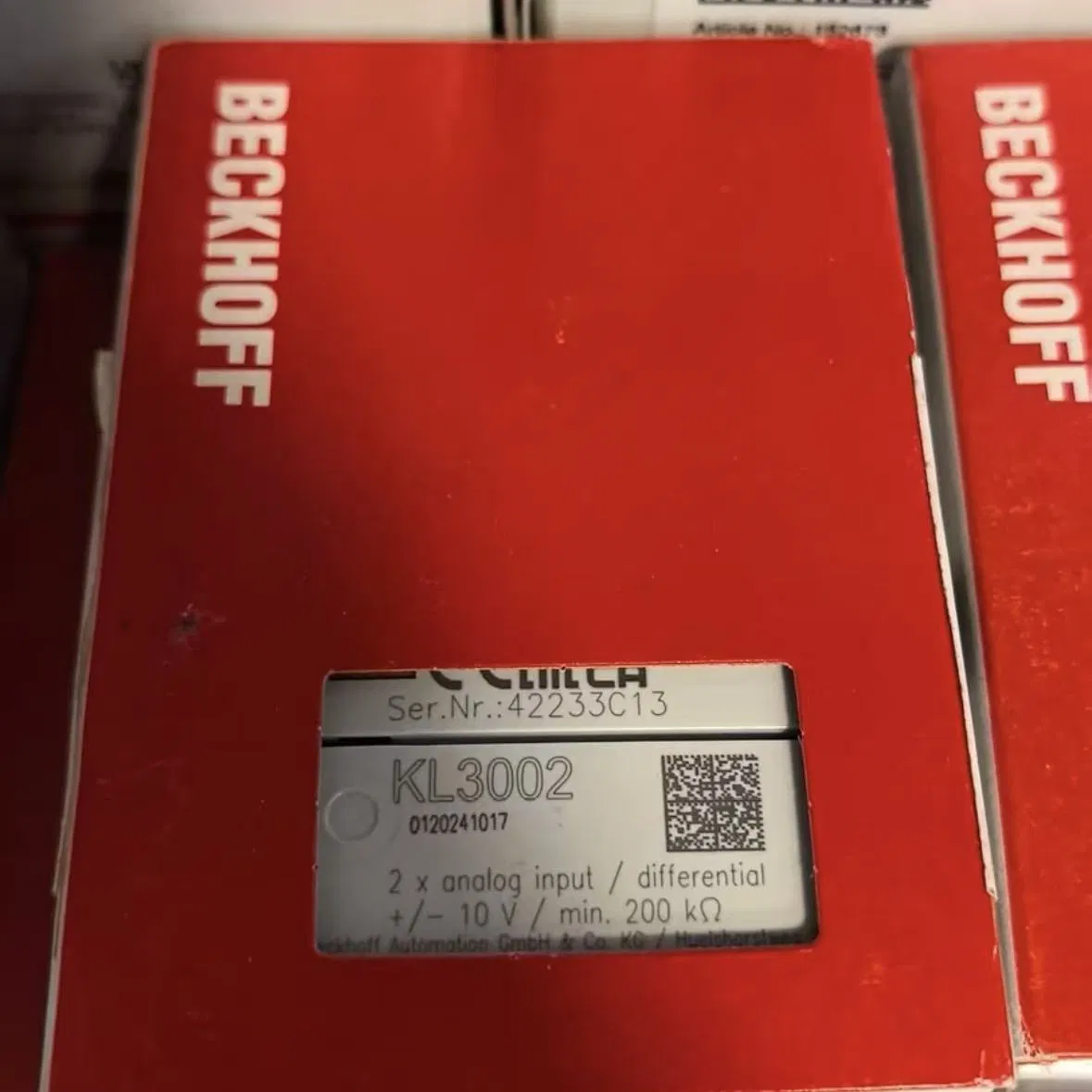 Kl3002 ベッコフの高度な電気制御システムPLC入力モジュール pictures & photos