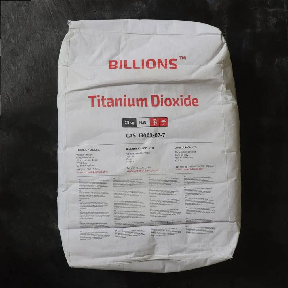 กระบวนการคลอไรด์ ไทเทเนียมไดออกไซด์รูไทล์ TiO2 Blr-883 สำหรับฟิล์ม PVC ประสิทธิภาพสูง pictures & photos