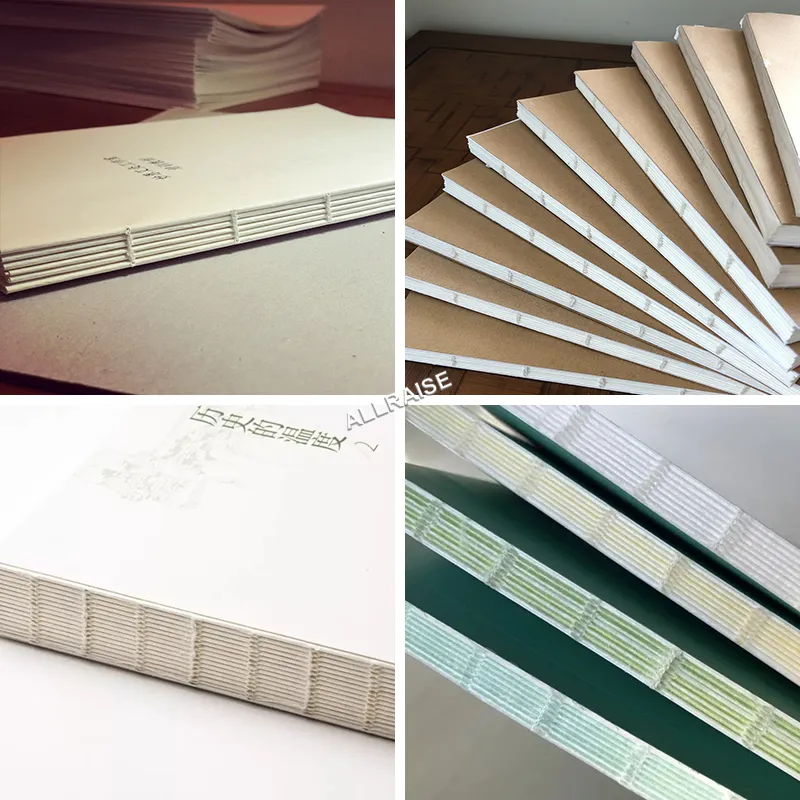 เครื่องเย็บเล่มหนังสือกระดาษแบบกึ่งอัตโนมัติขนาดเล็ก ใช้งานง่าย A4 เครื่องร้อยด้ายและเข้าเล่มสมุดแบบฝึกหัดและสมุดโน้ต pictures & photos