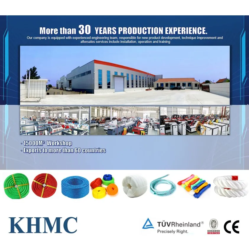 Processo di produzione di corde in plastica Macchina per la produzione di corde in poliestere pictures & photos