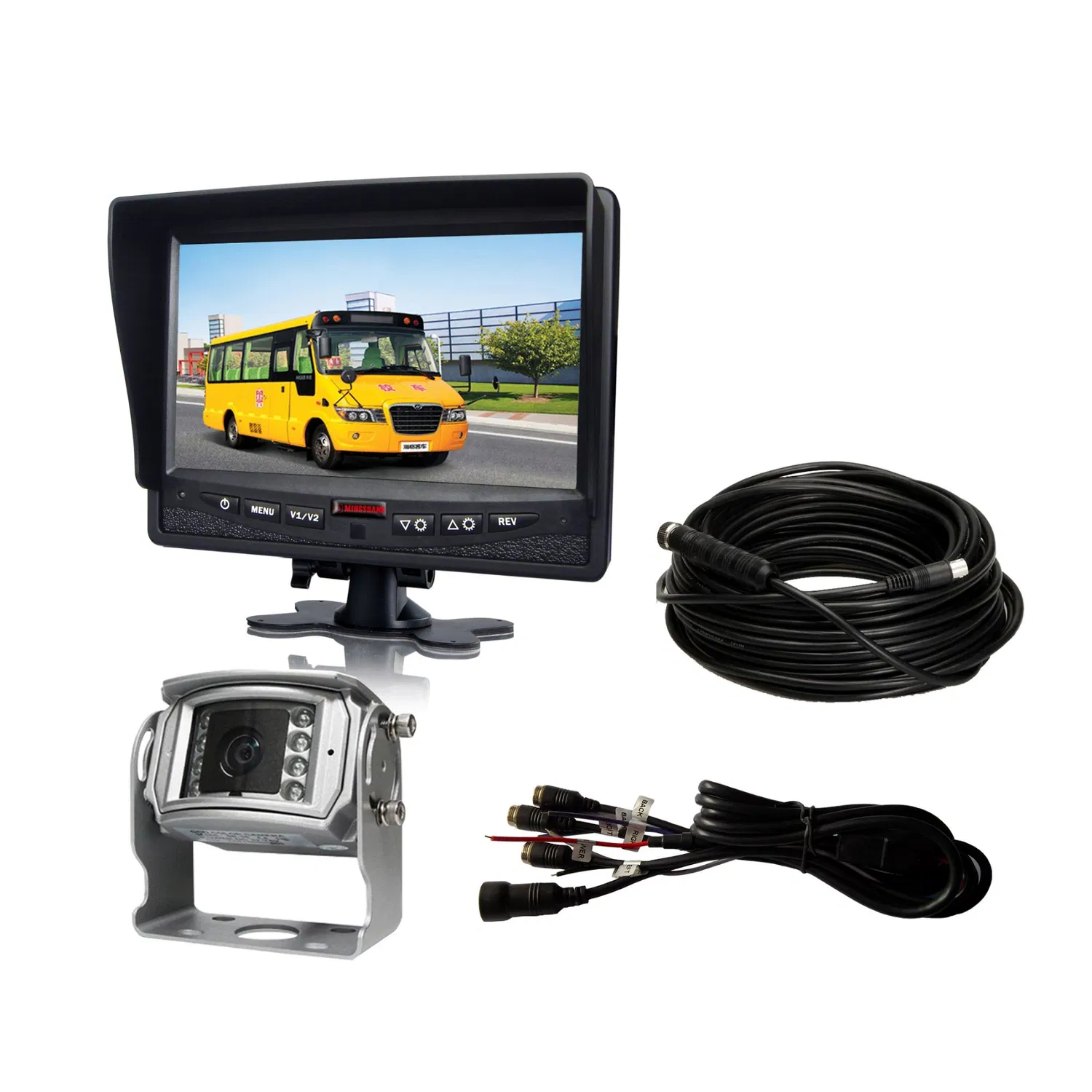 7 Zoll Auto Rückansicht wasserdichte Rückfahrkamera System pictures & photos