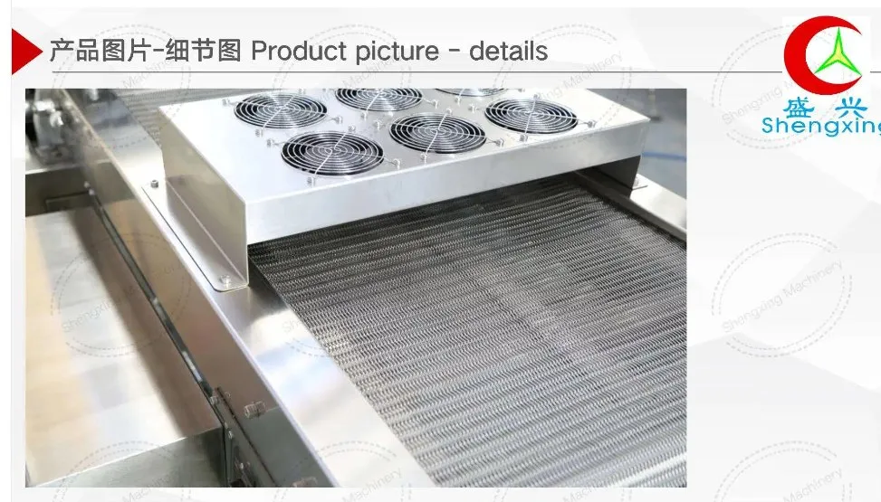 Frühlingsrollenhaut-Herstellungsmaschine quadratische rechteckige Form Frühlingsrollenwrapper Produktionslinie pictures & photos