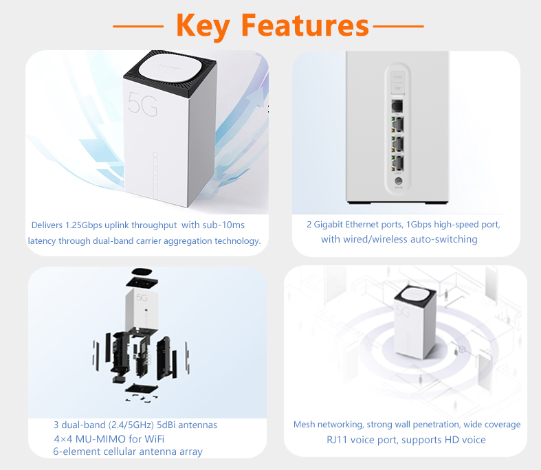 Высокоскоростной 5g CPE маршрутизатор R4acpe с USB подключением pictures & photos