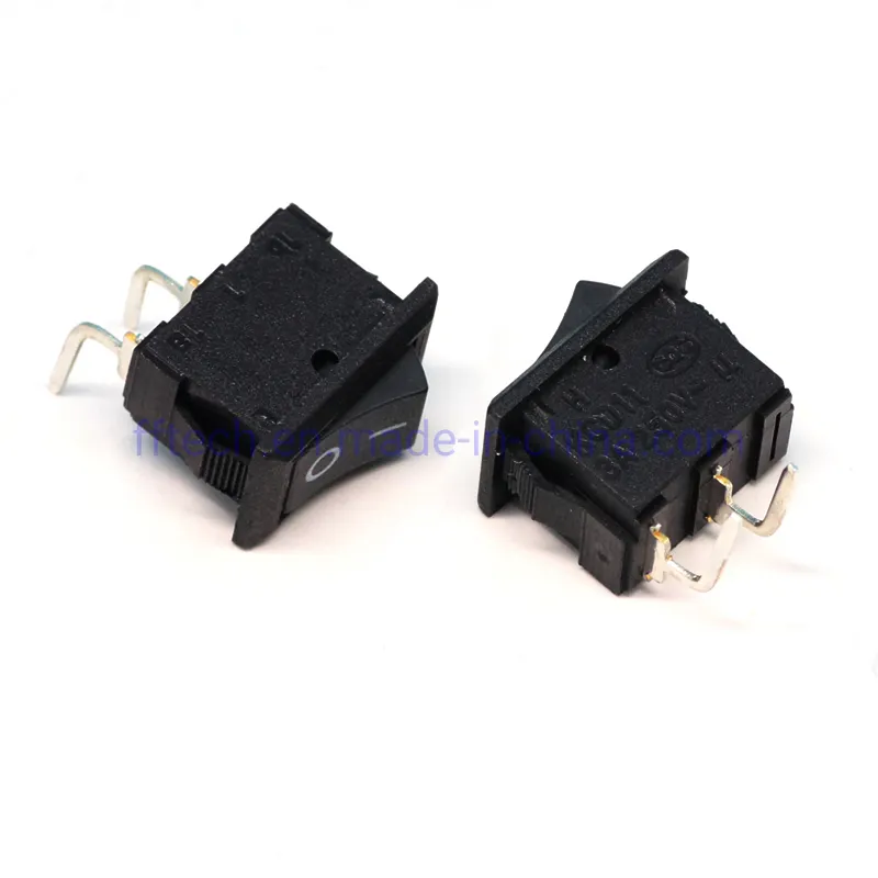 工場供給 直角 ボート ロッカースイッチ Kcd1 ロッカースイッチ 2pin 2 ポジション ベンディングピン T85 ミニロッカースイッチ pictures & photos