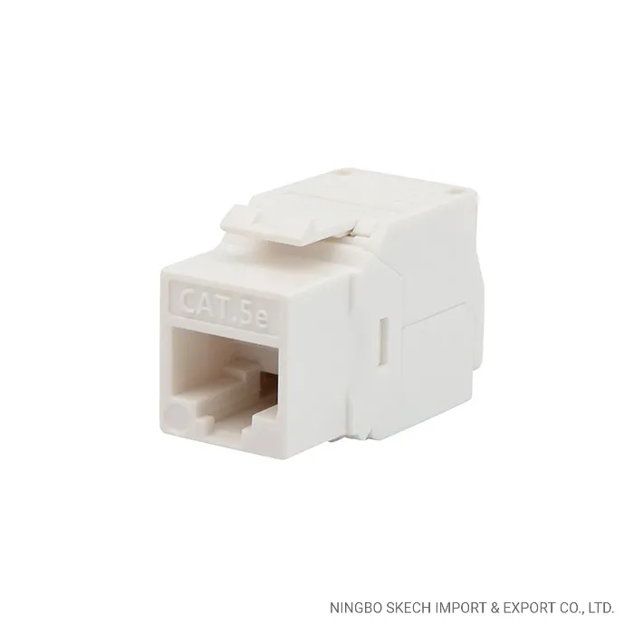 CAT6 ยูทีพี RJ45 โมดูลแจ็คคีย์สโตนแบบไม่ต้องใช้เครื่องมือ 8p8c โมดูลเครือข่ายยูทีพีแจ็คคีย์สโตน pictures & photos