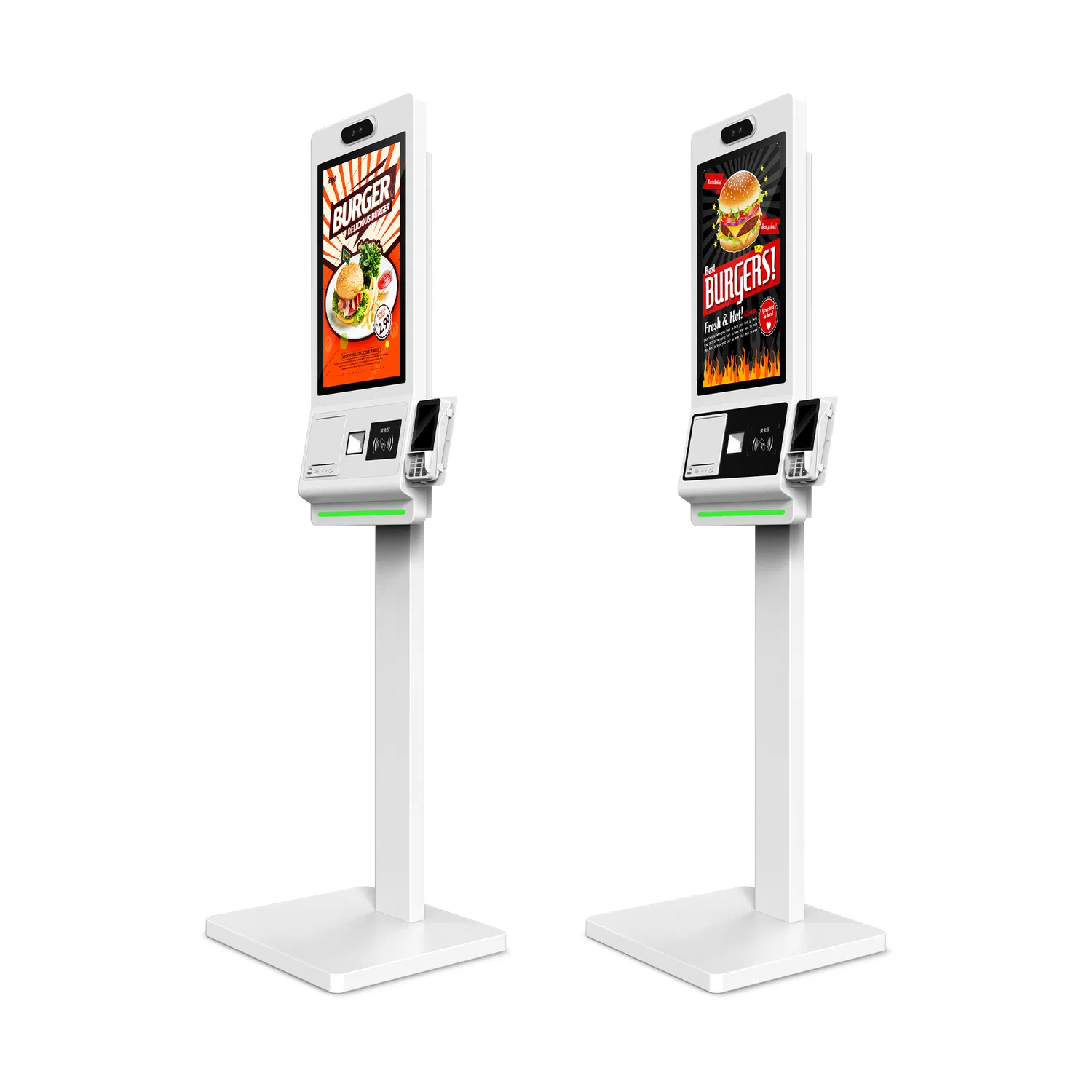 Sistema di Checkout Self Service Interattivo 32-Inch Schermo del Sistema Operativo Windows Scanner di Codici QR Stampante di Ricevute 21.5-Inch pictures & photos