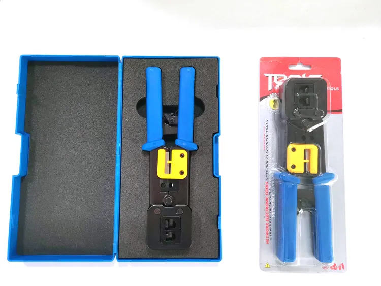 Passar por RJ45 ferramenta de crimpagem de cabo de rede para Rj11 Rj12 RJ45 conector pictures & photos