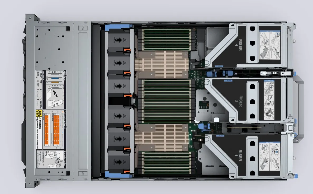 خادم جديد D Ell Poweredge R750 R750xs R760 R760xs R750xa مع معالج إنتل 2u خادم رف pictures & photos