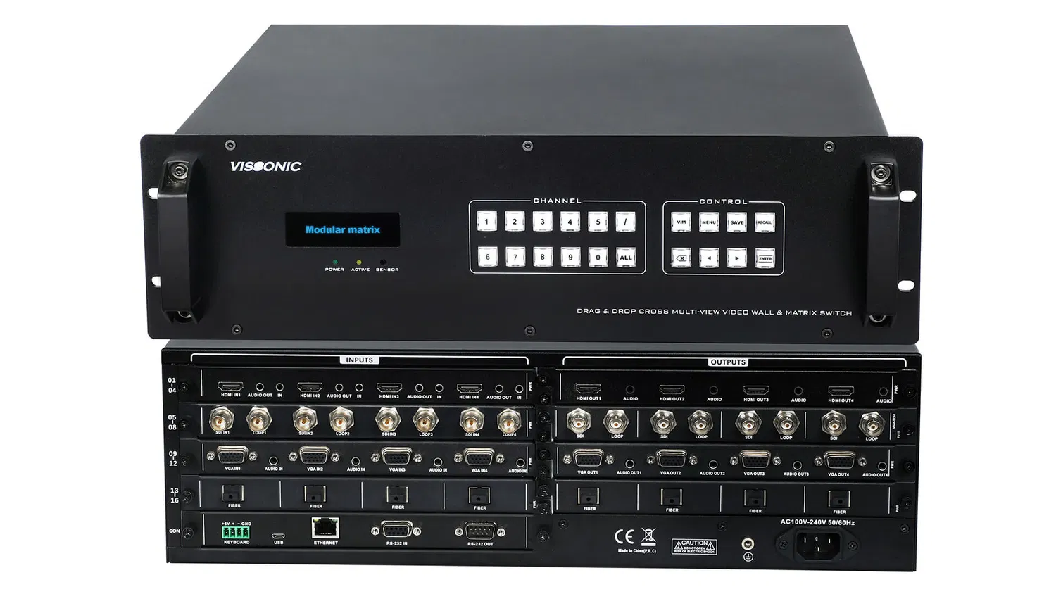 Modulaire Videowandprocessor Modulaire LCD/LED Videowandprocessor Multi-Scherm Weergaveprocessor Videowandcontroller Conferentiesysteem LED Display Scherm pictures & photos